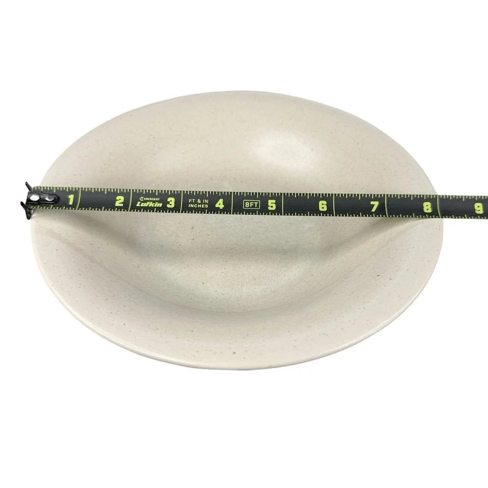 Pottery Barn Ellipse Plate Set of 2 Speckled Grey 8